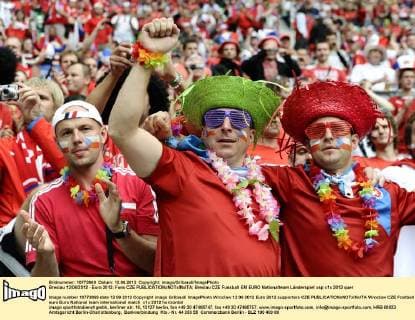 Breslau 12 06 2012 - Euro 2012: Fans CZE 