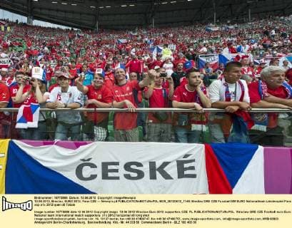 12.06.2012, Breslau, EURO 2012, Fans CZE --- Newspix.pl  BOR_20120612_1148