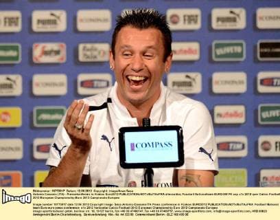 Antonio Cassano (ITA) - Pressekonferenz in Krakau Euro2012 allexsabba