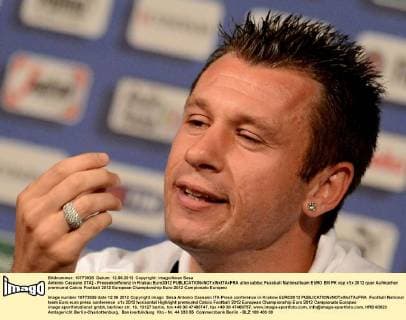 Antonio Cassano (ITA) - Pressekonferenz in Krakau Euro2012 allexsabba