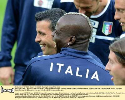 Mario BALOTELLI, Antonio DI NATALE (Italia) - Training Italien in Krakau allexsabba