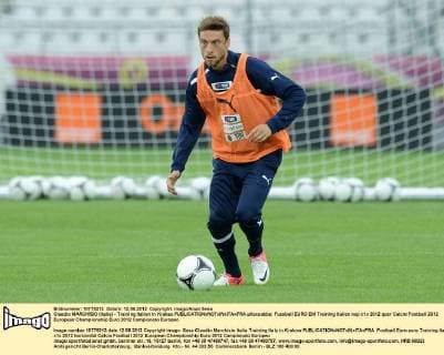 Claudio MARCHISIO (Italia) - Training Italien in Krakau allexsabba