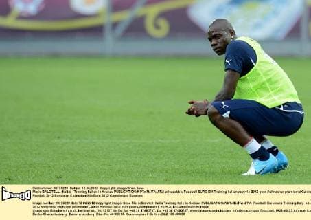 Mario BALOTELLI (Italia) - Training Italien in Krakau allexsabba