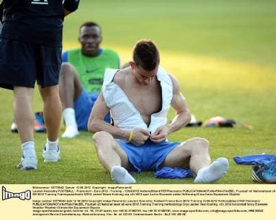 Laurent Koscielny FOOTBALL : Frankreich - Euro 2012 - Training - 12 06 2012 AnthonyBibard FEP Panoramic 