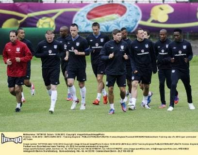 Krakow, 13.06.2012 - UEFA EURO 2012 - Training England - 
