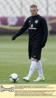 Krakow, 13.06.2012 - UEFA EURO 2012 - Training England - Wayne Rooney 