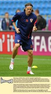 Fußball EURO 2012 Training Kroatien am 13.06.2012 im Stadion Miejski in Posen Tomislav Dujmovic ( Kroatien )