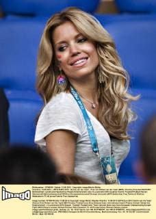 Charkow, 13.06.2012 - UEFA EURO 2012 - Sylvie van der Vaart - Frau von Rafael van der Vaart (NED)