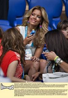 Charkow, 13.06.2012 - UEFA EURO 2012 - Sylvie van der Vaart - Frau von Rafael van der Vaart (NED)