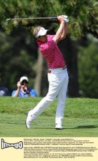 June 13, 2012 - San Francisco, CA, USA - Luke Donald during a final U.S. Open practice round on Wednesday, June 13, 2012, at the Olympic Club in San Francisco, California. U.S. Open golf tournament - ZUMAm67