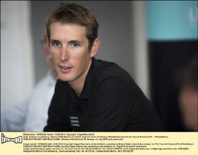 Andy Schleck (Luxemburg Nissan RadioShack) verzichtet aufgrund einer Verletzung (Steißbeinbruch) auf die Tour de France 2012 - xPhotoNewsx 