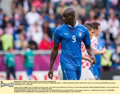 14.06.2012, Poznan - UEFA EURO 2012 - Italien vs Kroatien - MARIO BALOTELLI -  20120614PF_JK014