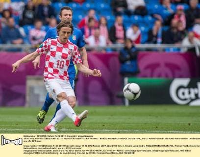 14.06.2012, Poznan - UEFA EURO 2012 - Italien vs Kroatien - LUKA MODRIC -  20120614PF_JK017