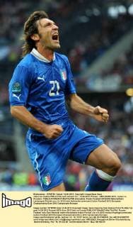 Jubel von Andrea PIRLO (ITA) nach seinem Tor - 14.06.2012, Poznan - UEFA EURO 2012 - Italien vs Kroatien - allexsabba
