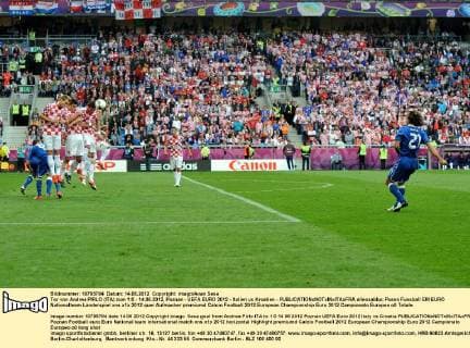 Tor von Andrea PIRLO (ITA) zum 1:0 - 14.06.2012, Poznan - UEFA EURO 2012 - Italien vs Kroatien - allexsabba