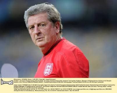Football - European Championships 2012 Football - European Championships 2012 - England Training Roy Hodgson, Manager of England during training at the Olympic Stadium, Kiev, Ukraine 