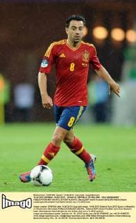 14.06.2012 GDANSK - EURO 2012 - SPAIN VS. REPUBLIC OF IRELAND - XAVI HERNANDEZ -  20120614LUK010