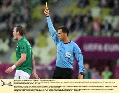 14.06.2012 GDANSK - EURO 2012 - GAME SPAIN - IRELAND - GLENN WHELAN (L) -  20120614CSMT8324