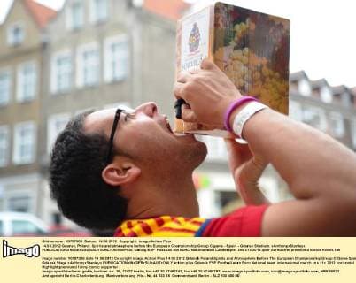 14.06.2012 Gdansk, Poland. Spirits and atmosphere before the European Championship Group C game - Spain - Gdansk Stadium. xAnthonyxStanleyx  ActionPlus