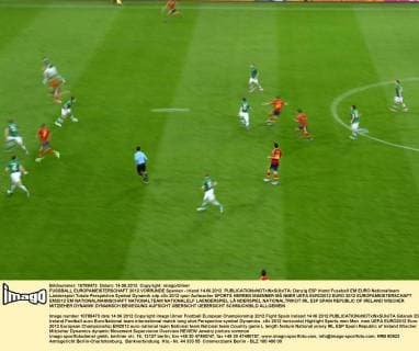 FUSSBALL EUROPAMEISTERSCHAFT 2012 VORRUNDE Spanien - Irland 14.06.2012 