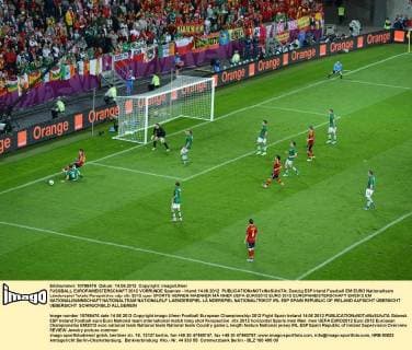 FUSSBALL EUROPAMEISTERSCHAFT 2012 VORRUNDE Spanien - Irland 14.06.2012 