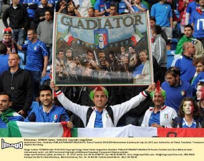 Italienische Fans - Gladiator 