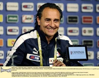 Krakow, 15.06.2012 - UEFA EURO 2012 - Pressekonferenz Italien - Cesare Prandelli 