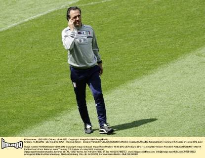 Krakow, 15.06.2012 - UEFA EURO 2012 - Training Italien - Cesare Prandelli 