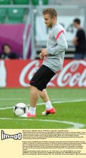 Fußball EURO 2012 Training Polen am 15.06.2012 im Städtischen Stadion in Breslau Jakub - Kuba - Blaszczykowski ( Polen )