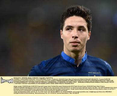 FUSSBALL EUROPAMEISTERSCHAFT 2012 VORRUNDE Ukraine - Frankreich 15.06.2012 Samir Nasri (Frankreich) 