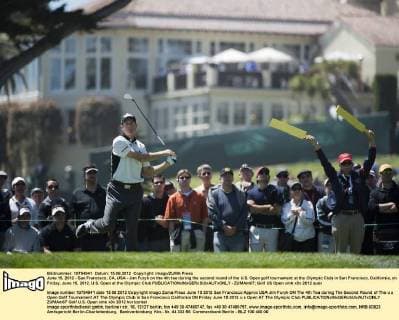 June 15, 2012 - San Francisco, CA, USA - Jim Furyk on the 4th tee during the second round of the U.S. Open golf tournament at the Olympic Club in San Francisco, California, on Friday, June 15, 2012. U.S. Open at the Olympic Club - ZUMAm67