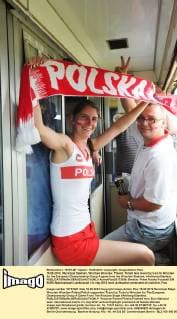 16.06.2012. Municipal Stadium, Wroclaw Wroclaw, Poland. Polish fans travel by train to Wroclaw for the European Championship Group A game from the Wroclaw Stadium. xAnthonyxStanleyx  ActionPlus20173396