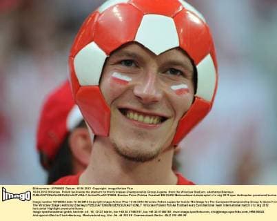 16.06.2012 Wroclaw. Polish fan inside the stadium for the European Championship Group A game from the Wroclaw Stadium. xAnthonyxStanleyx  ActionPlus20173500