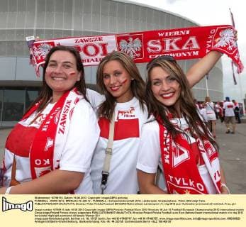 FUSSBALL - EURO 2012, BRESLAU,16.JUN.12 - FUSSBALL - Europameisterschaft 2012, Länderspiel, Gruppenphase, Polen. Bild zeigt Fans. 