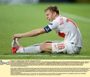 FUSSBALL EUROPAMEISTERSCHAFT 2012 VORRUNDE Tschechien - Polen 16.06.2012 Jakub KUBA Blaszczykowski (Polen) 