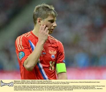 EURO 2012: football championship Group A match Russia vs. Greece on June 16, 2012 in Warsaw, Poland. Andrey Arshavin  EN_01033728_0020