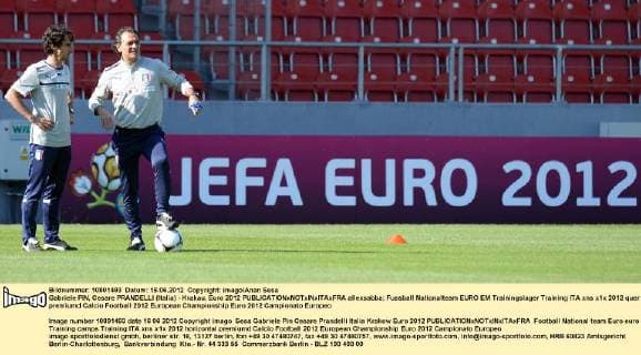 Gabriele PIN, Cesare PRANDELLI (Italia) - Krakau, Euro 2012 allexsabba