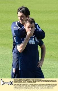 Antonio CASSANO, Gianluigi BUFFON (Italia) - Krakau, Euro 2012 allexsabba
