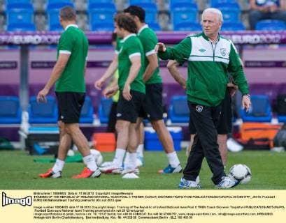 TRAINING OF THE REPUBLIC OF IRELAND NATIONAL TEAM POOL C TRENER (COACH) GIOVANNI TRAPATTONI  20120617PF_JK018