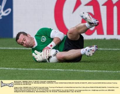 TRAINING OF THE REPUBLIC OF IRELAND NATIONAL TEAM POOL C SHAY GIVEN  20120617PF_JK023