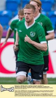 TRAINING OF THE REPUBLIC OF IRELAND NATIONAL TEAM POOL C DAMIEN DUFF  20120617PF_JK030