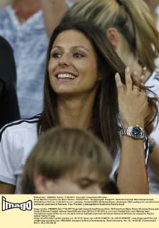 Silvia Meichel, Freundin von Mario Gomez - Deutschland - Gruppenspiel, Gruppe B , Deutsche Fussball Nationalmannschaft, DFB EM Euro 2012 am 17.06.2012 in Lviv, Lemberg