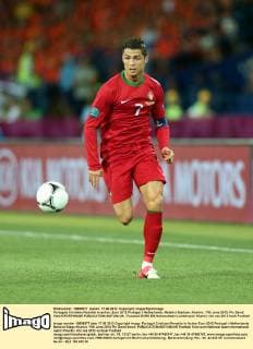 Portugals Cristiano Ronaldo in action..Euro 2012 Portugal v Netherlands, Metalist Stadium, Kharkiv, 17th June 2012. Pic David Klein SPORTIMAGE EDITORIAL USE ONLY. No use with unauthorised audio, video, data, fixture lists, club league logos or live services. Online in-match use limited to 120 images, no video emulation. No use in betting, games or single club league player publications.