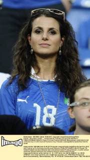 Poznan - Euro 2012 - Italien - - Cristina De Pin, Freundin von Riccardo Montolivo - 
