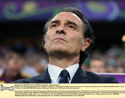 Football - European Championships 2012 - Republic of Ireland vs. Italy Cesare Prandelli, head coach of Italy at the Municipal Stadium, Poznan 
