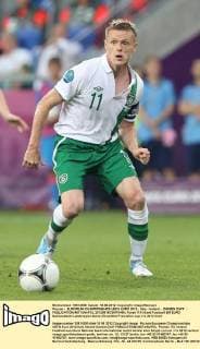 Poznan - EUROPEAN CHAMPIONSHIPS UEFA EURO 2012 - Italy - Ireland - DAMIEN DUFF -  20120618CSMT8450