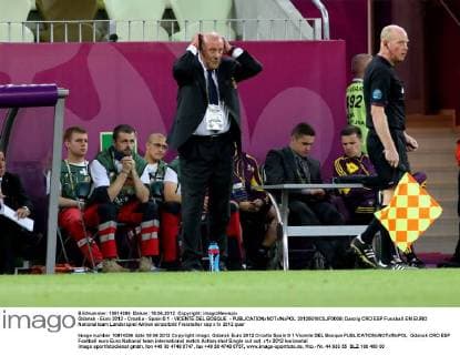 Gdansk - Euro 2012 - Croatia - Spain 0:1 - VICENTE DEL BOSQUE -  20120618CSJP3008