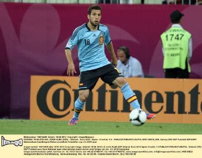 GDANSK 18.06.2012 N Z: JORDI ALBA (ESP) - Gdansk - Euro 2012 - Spain - Kroatien 1:0 -  MAO120618_006