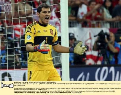 Gdansk - Euro 2012 - Croatia - Spain 0:1 - ) NZ IKER CASILLAS -  20120618CSJP3011
