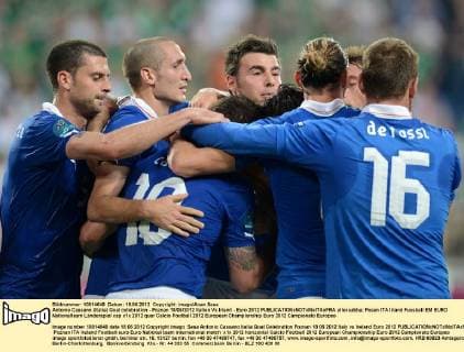 Antonio Cassano (Italia) Goal celebration - Poznan 18 06 2012 Italien Vs Irland - Euro 2012 allexsabba